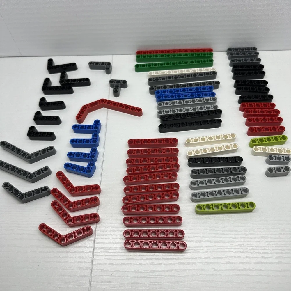 Lego Technic Lift Arm‎ Lot Assorted Sizes And Colors Lot Of 65